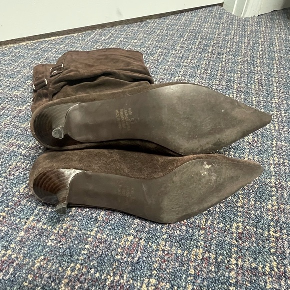 Preloved Unbranded leather upper rubber sole brown boots size 9 - Picture 15 of 16